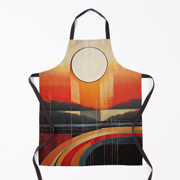 Item preview, Explore "Simplistic & Minimalistic Vintage Sunset" Abstract Art designed and sold by ArtificialGenes.