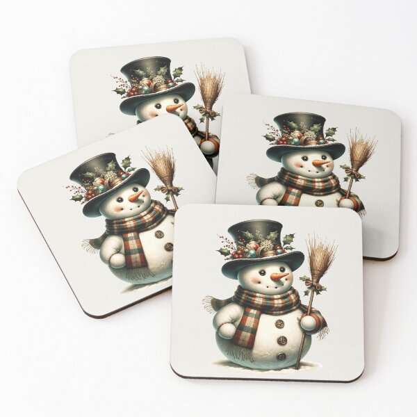 Item preview, Vintage Christmas snowman designed and sold by Zenalia.