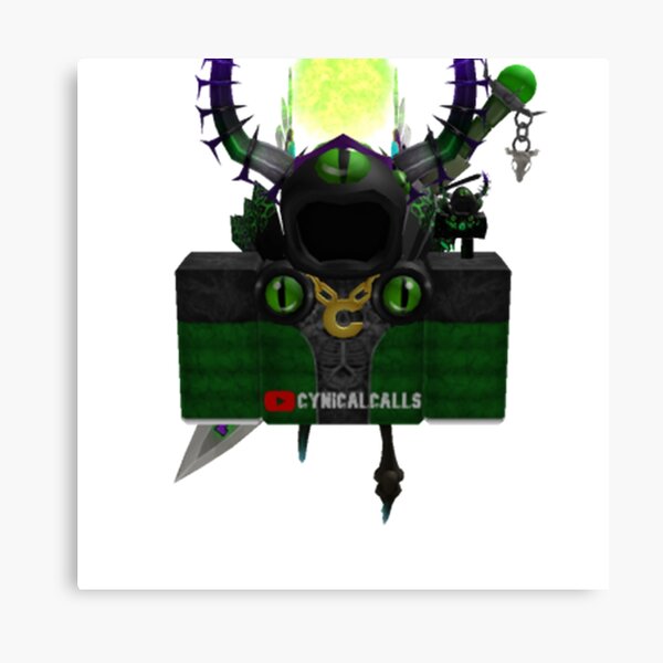 Roblox Worker Avatar  Canvas Print for Sale by whatcryptodo