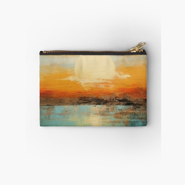 Artikelvorschau, Entdecken Sie "Simplistic & Minimalistic Vintage Sunset" Abstrakte Kunst entworfen und verkauft von ArtificialGenes.