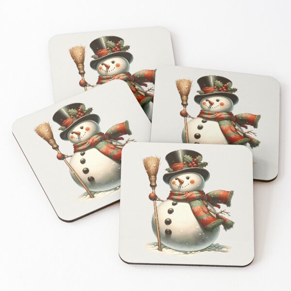 Item preview, Vintage Christmas snowman designed and sold by Zenalia.