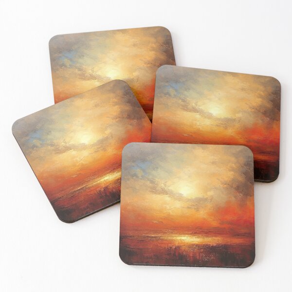Item preview, Explore "Simplistic & Minimalistic Vintage Sunset" Abstract Art designed and sold by ArtificialGenes.