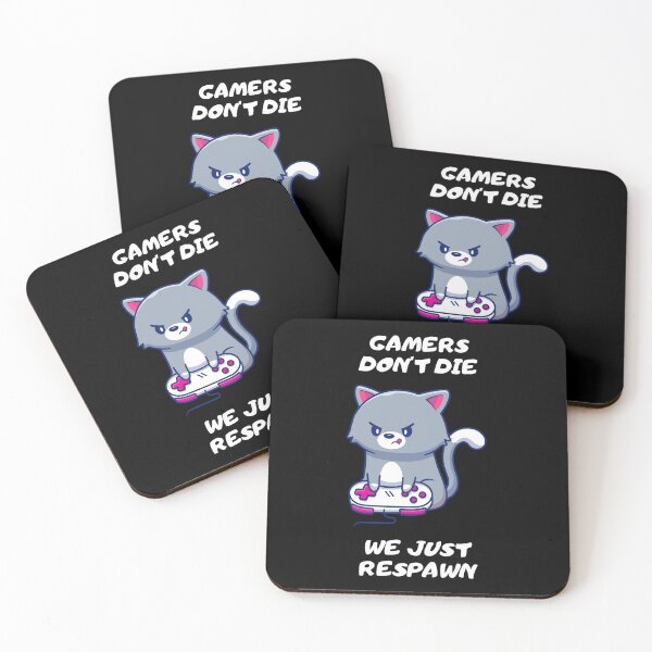 Item preview, Gamers don't die - we just respawn! designed and sold by Playful-Monster.