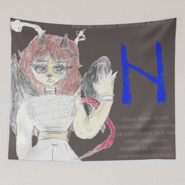 Item preview, Copy of A devilish girl. "Hagalaz" designed and sold by egfamily.