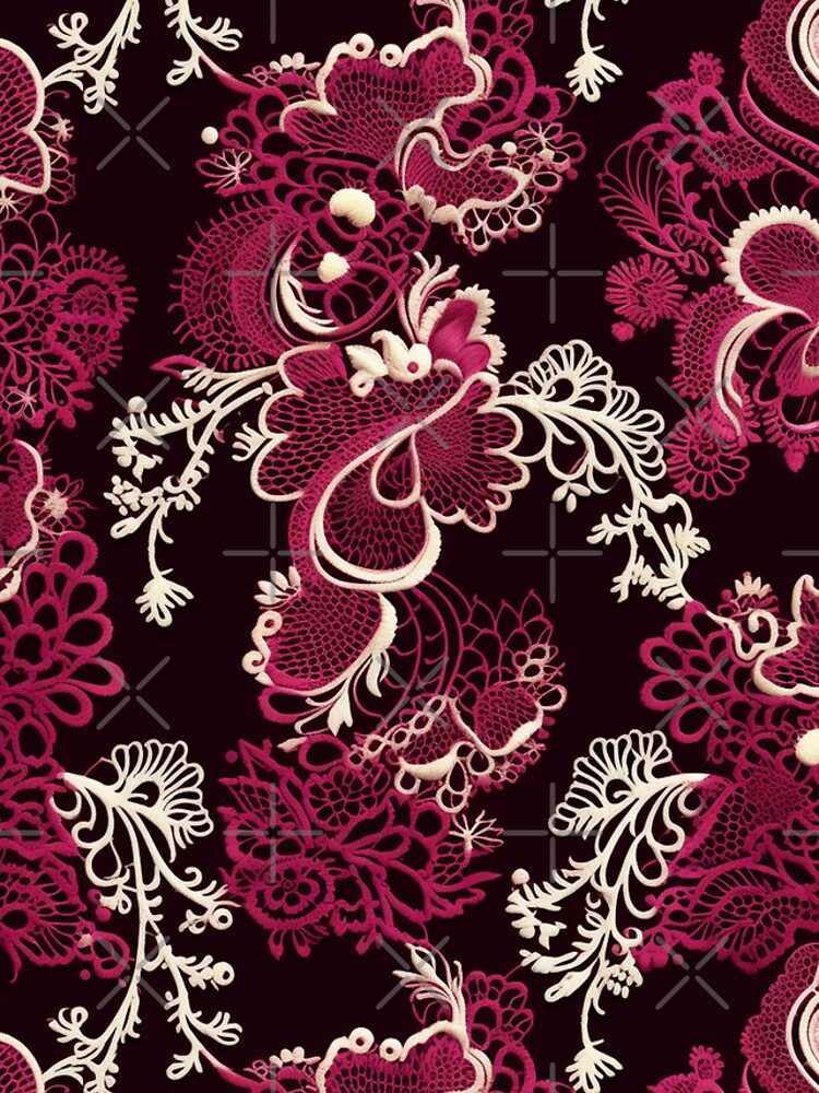 Thumbnail 4 of 4, iPhone Case, Lace Pattern designed and sold by SideSignal.