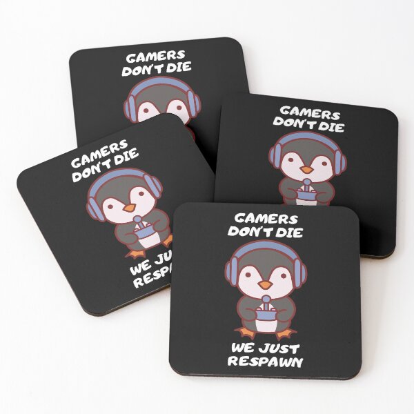 Item preview, Gamers don't die - we just respawn! designed and sold by Playful-Monster.