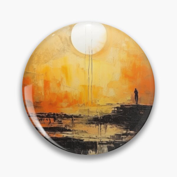 Item preview, Explore "Simplistic & Minimalistic Vintage Sunset" Abstract Art designed and sold by ArtificialGenes.