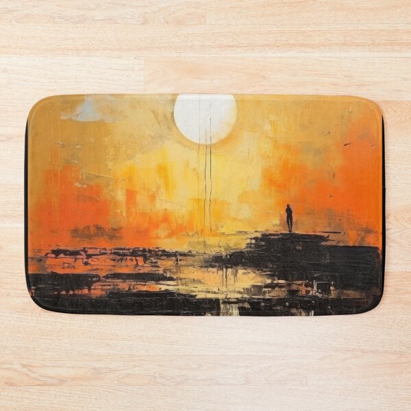 Item preview, Explore "Simplistic & Minimalistic Vintage Sunset" Abstract Art designed and sold by ArtificialGenes.