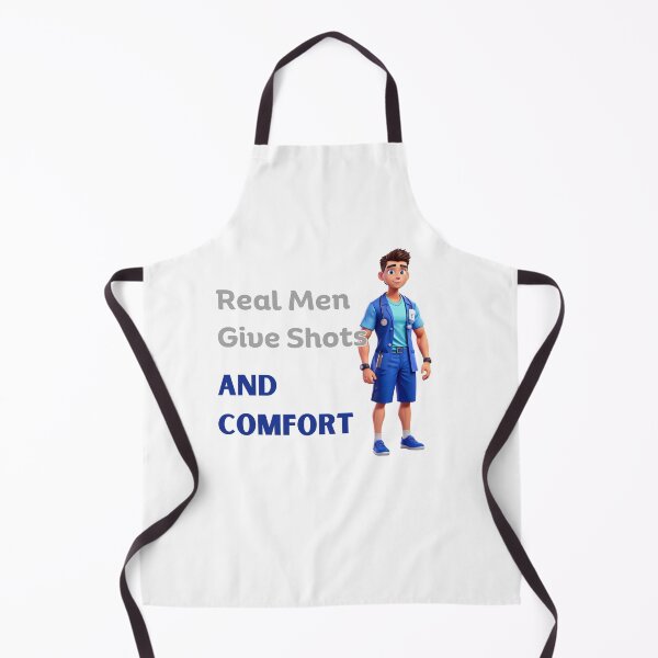 Item preview, Real Men Give Shots And Comfort Var 2 designed and sold by TugForkFinds.