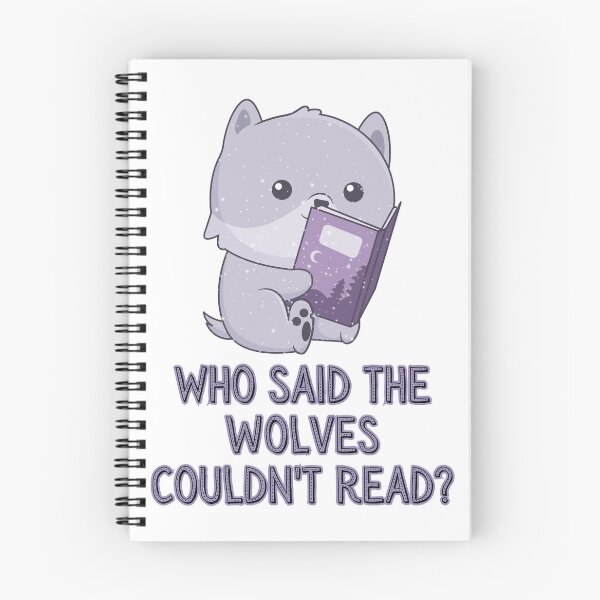 Item preview, A wolf is reading a book  designed and sold by Tarfah-1996.