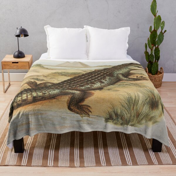 Item preview, Vintage Nile River Crocodile Illustration designed and sold by InnerCitadel.