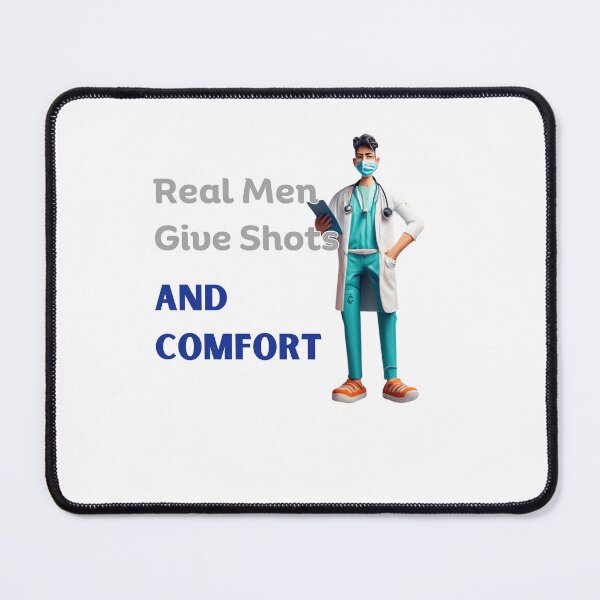 Item preview, Real Men Give Shots And Comfort Var 3 designed and sold by TugForkFinds.