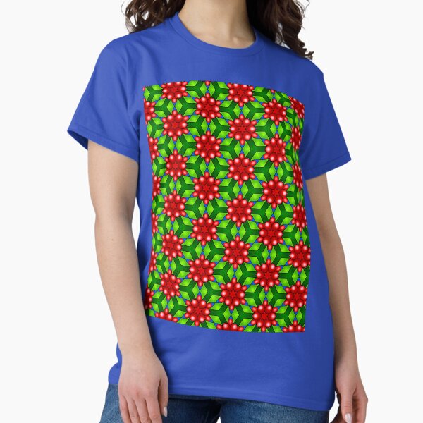 Item preview, Red Flowers on a Green Background designed and sold by Rivercoatl.
