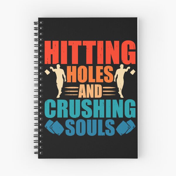 Item preview, Hitting Holes And Crushing Souls Retro Design - Baggo Team Bean Bag Toss Game - Funny Cornhole Player Vintage designed and sold by naworas.