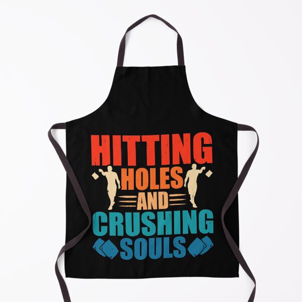 Item preview, Hitting Holes And Crushing Souls Retro Design - Baggo Team Bean Bag Toss Game - Funny Cornhole Player Vintage designed and sold by naworas.