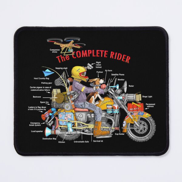 Item preview, The Complete Rider  BLACK T-shirt designed and sold by Shlomo Cohen.