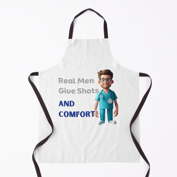 Item preview, Real Men Give Shots And Comfort Var 4 designed and sold by TugForkFinds.