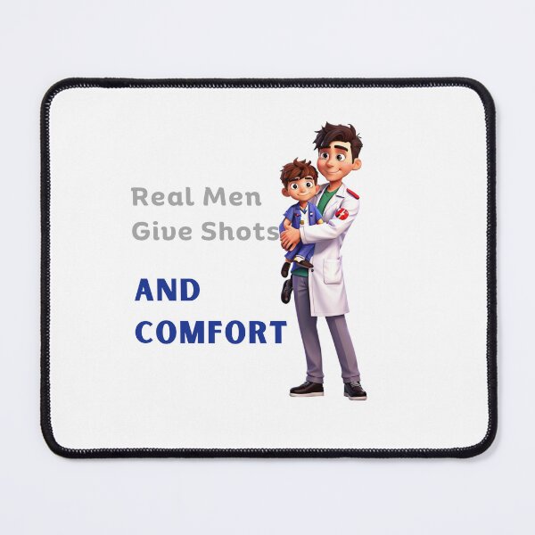 Item preview, Real Men Give Shots And Comfort Var 5 designed and sold by TugForkFinds.