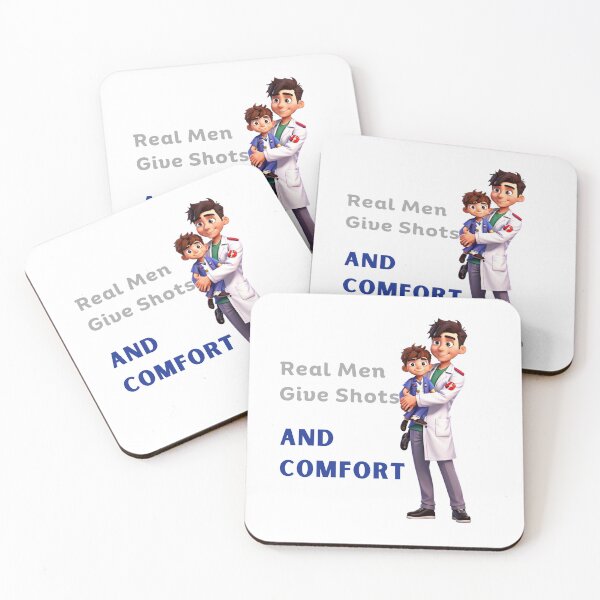 Item preview, Real Men Give Shots And Comfort Var 5 designed and sold by TugForkFinds.