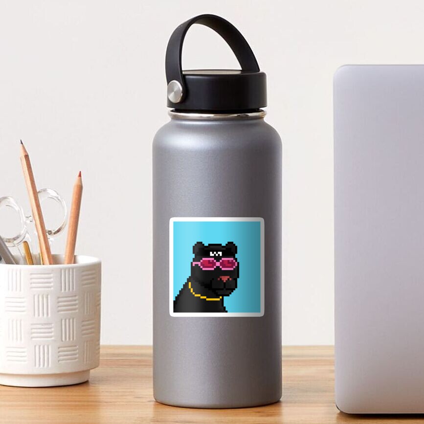 Vista previa del artículo con la obra «Pegatina», diseñado y vendido por JamesMultiStore.