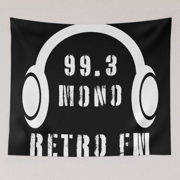 Item preview, 99.3 Mono Retro FM designed and sold by my-green-gecko.