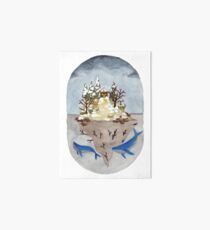 Island in a Globe - Winter Edition Art Board