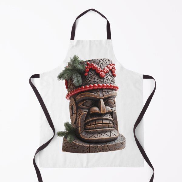 Item preview, Easter Island Statue In Christmas way designed and sold by Sp3ctrumOfColor.