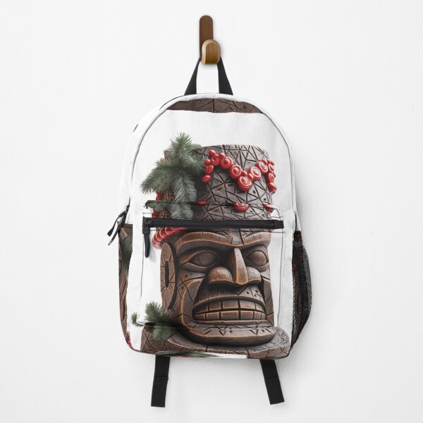 Item preview, Easter Island Statue In Christmas way designed and sold by Sp3ctrumOfColor.