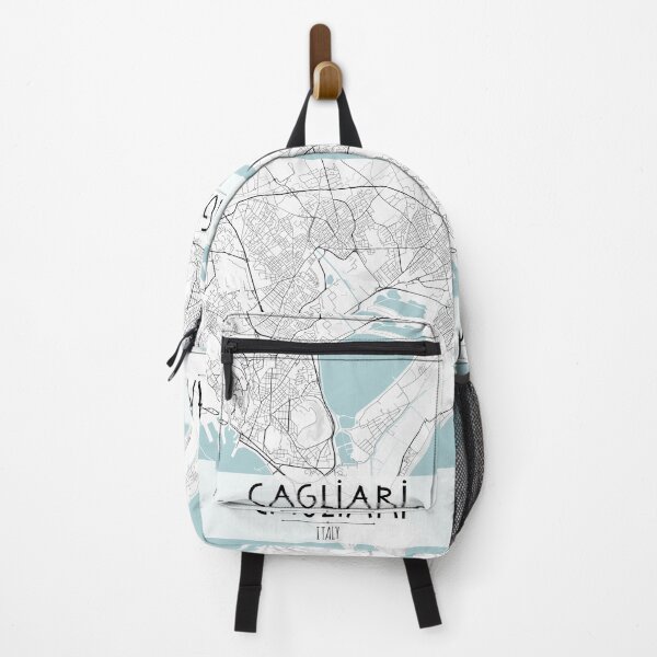 Item preview, Cagliari Italy Map designed and sold by TravelWish.