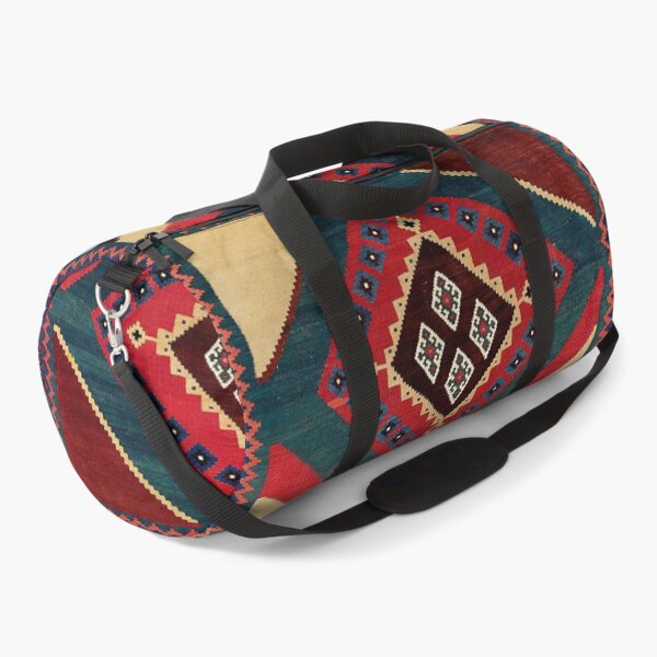 Item preview, Qashqa’i  Antique Fars Persian Kilim Print designed and sold by Vicky Brago-Mitchell®.
