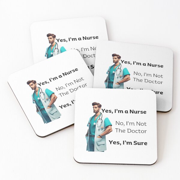 Item preview, Yes I'm A Nurse, No I'm Not A Doctor, Yes I'm Sure Var 1 designed and sold by TugForkFinds.