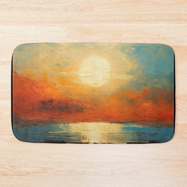 Item preview, Explore "Simplistic & Minimalistic Vintage Sunset" Abstract Art designed and sold by ArtificialGenes.