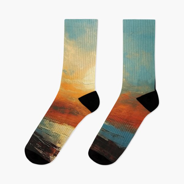 Item preview, Explore "Simplistic & Minimalistic Vintage Sunset" Abstract Art designed and sold by ArtificialGenes.