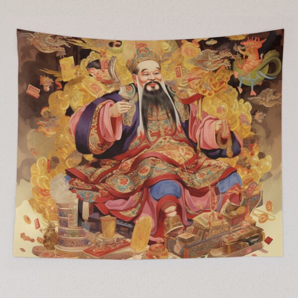 Item preview, Caishen - The God of Wealth and Money designed and sold by Bring Back Culture.