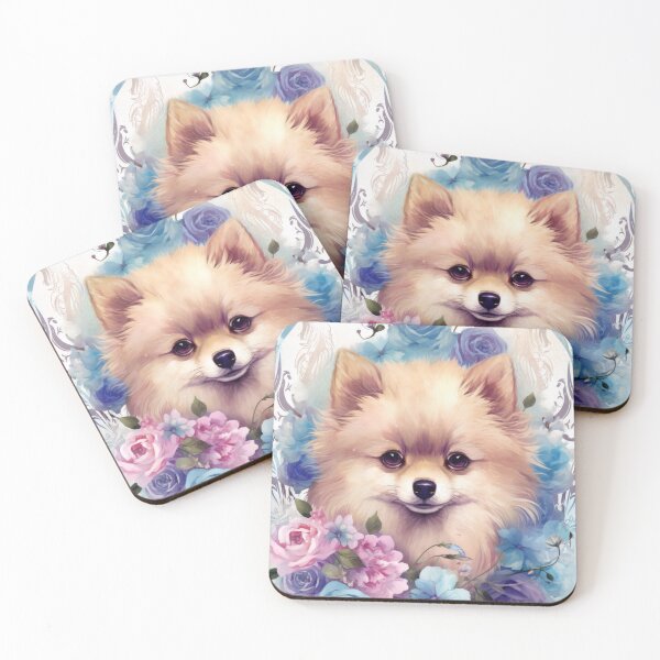 Item preview, fluffy little Pomeranian Pomeranian dog designed and sold by WallyPink.