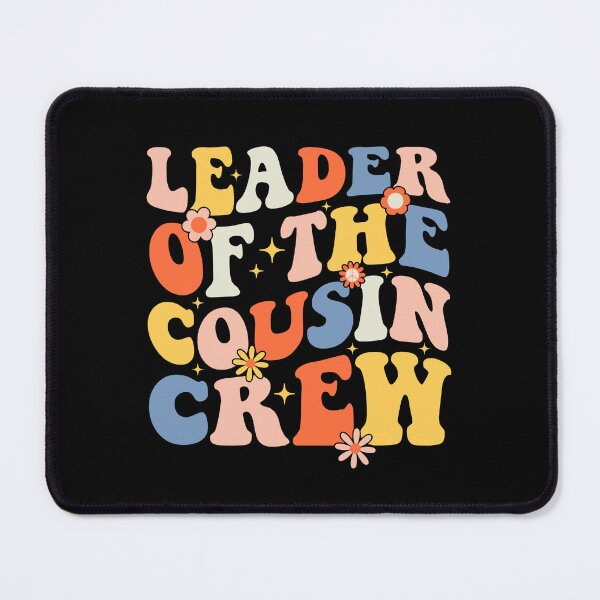 Item preview, Leader Of The Cousin Crew Groovy Retro Cousin Club Squad designed and sold by Achrafdesign.
