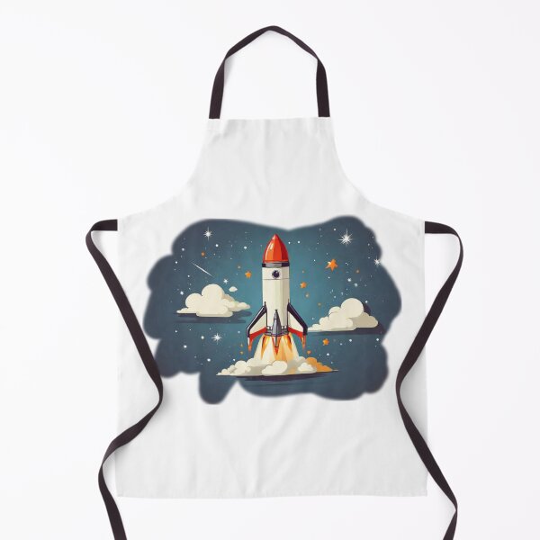 Item preview, Cartoon Rocket T-Shirt - Blast Off Graphic Tee designed and sold by HiveMechs.