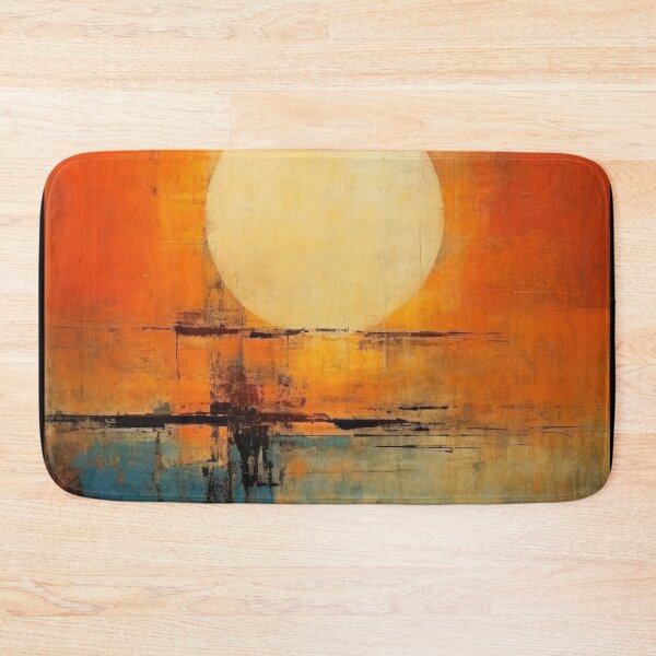 Item preview, Explore "Simplistic & Minimalistic Vintage Sunset" Abstract Art designed and sold by ArtificialGenes.