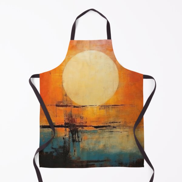 Aperçu de l'œuvre Découvrez l'art abstrait "Simplistic & Minimalistic Vintage Sunset" créée et vendue par ArtificialGenes.