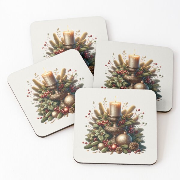 Item preview, Vintage Christmas candle holder designed and sold by Zenalia.
