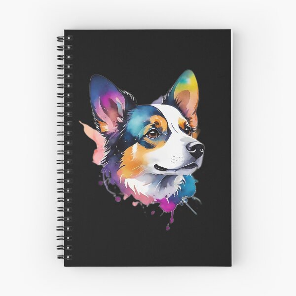 Aperçu de l'œuvre Chien aquarelle créée et vendue par koolcreative.