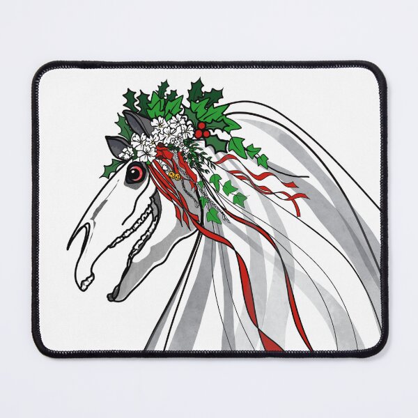 Item preview, Mari Lwyd Yule designed and sold by TraceyEvansArt.