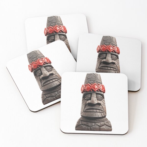 Item preview, Xmas Easter Island Statue In Christmas designed and sold by Sp3ctrumOfColor.