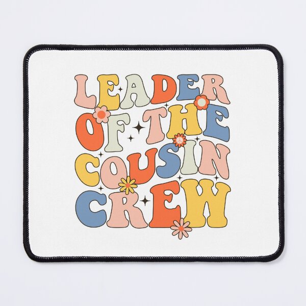 Item preview, Leader Of The Cousin Crew Groovy Retro Cousin Club Squad designed and sold by Achrafdesign.