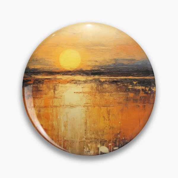 Item preview, Explore "Simplistic & Minimalistic Vintage Sunset" Abstract Art designed and sold by ArtificialGenes.