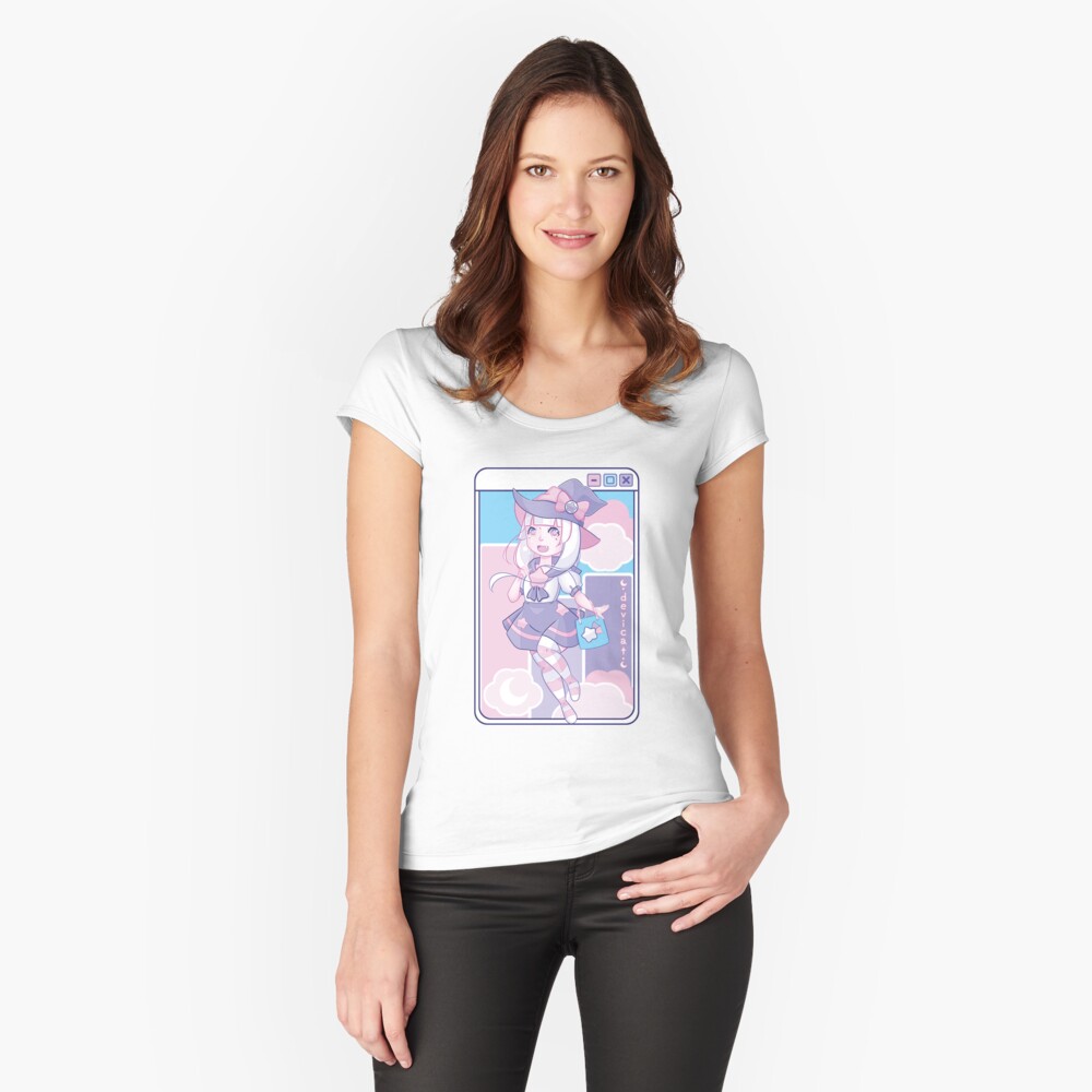 Item preview, Fitted Scoop T-Shirt designed and sold by devicatoutlet.