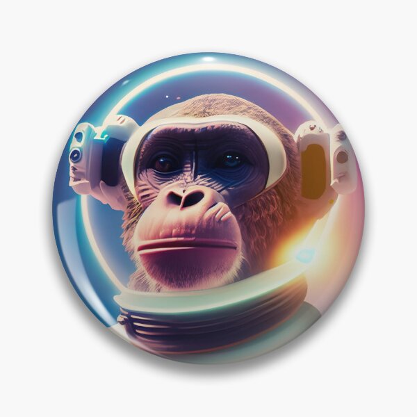 Item preview, Space Monkey Astronaut | Halo Planet | Universe Explorer designed and sold by monkeybusiness.pt.