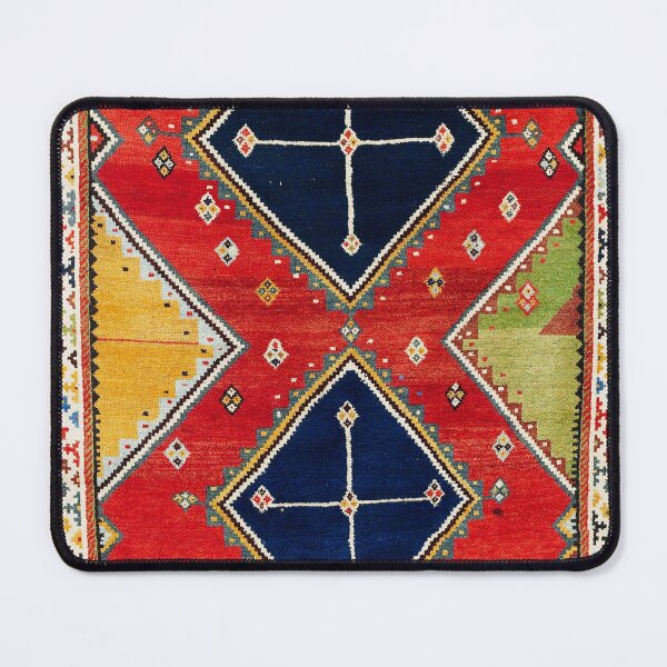 Item preview, Qashqai Gabbeh Antique Fars Persian Rug Print designed and sold by Vicky Brago-Mitchell®.
