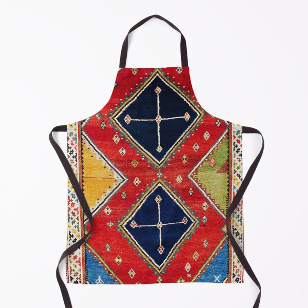 Item preview, Qashqai Gabbeh Antique Fars Persian Rug Print designed and sold by Vicky Brago-Mitchell®.