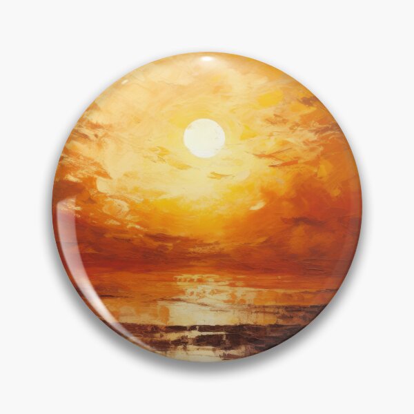 Artikelvorschau, Entdecken Sie "Simplistic & Minimalistic Vintage Sunset" Abstrakte Kunst entworfen und verkauft von ArtificialGenes.